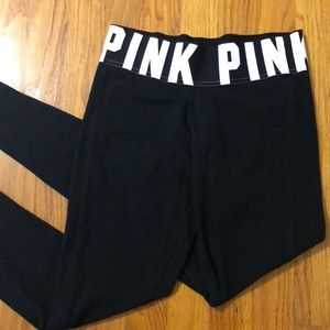 Victoria’s Secret PINK black yoga leggings